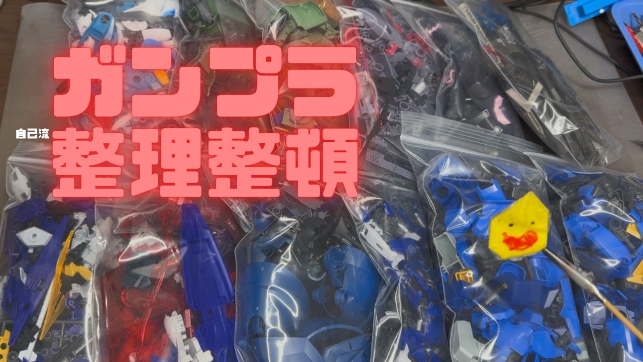 【ガンプラ】自己流ガンプラ整理整頓