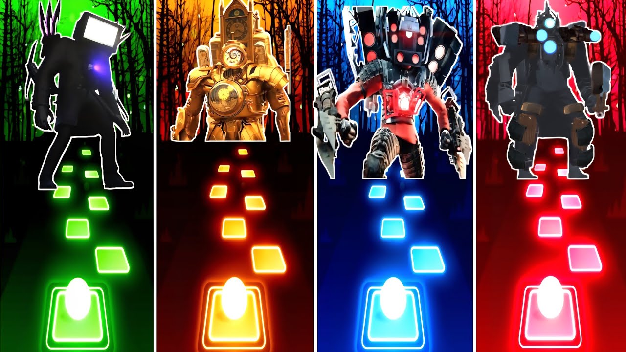 Titan ClockMan VS Titan TvMan VS SpeakerMan VS Titan Cameraman