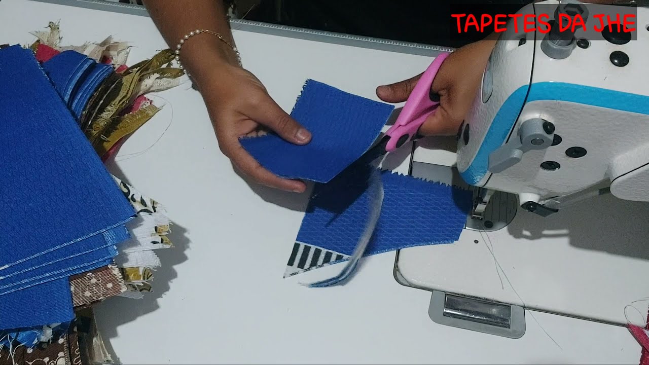 REPLAY💥TO VENDENDO MUITO ESSE MODELO💥#TAPETEBIQUINHOREDONDO 💥APROVEITE SEUS TECIDOS💥GANHE DINHEIRO🤑