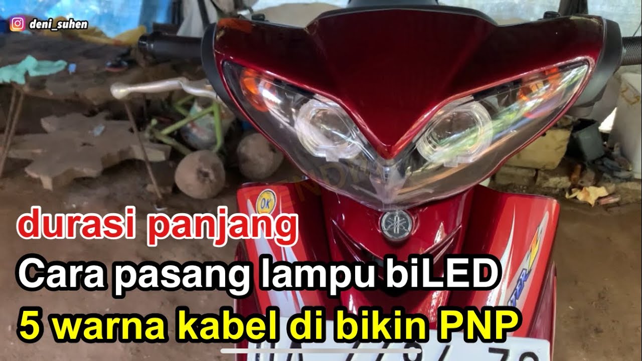 Pasang lampu biled 5 kabel di jupiter z