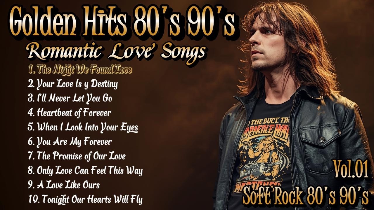 Golden Hits Romantic Love Songs ❤️ Love Songs 80's 90's - Soft Rock Ballads Playlist Vol.01