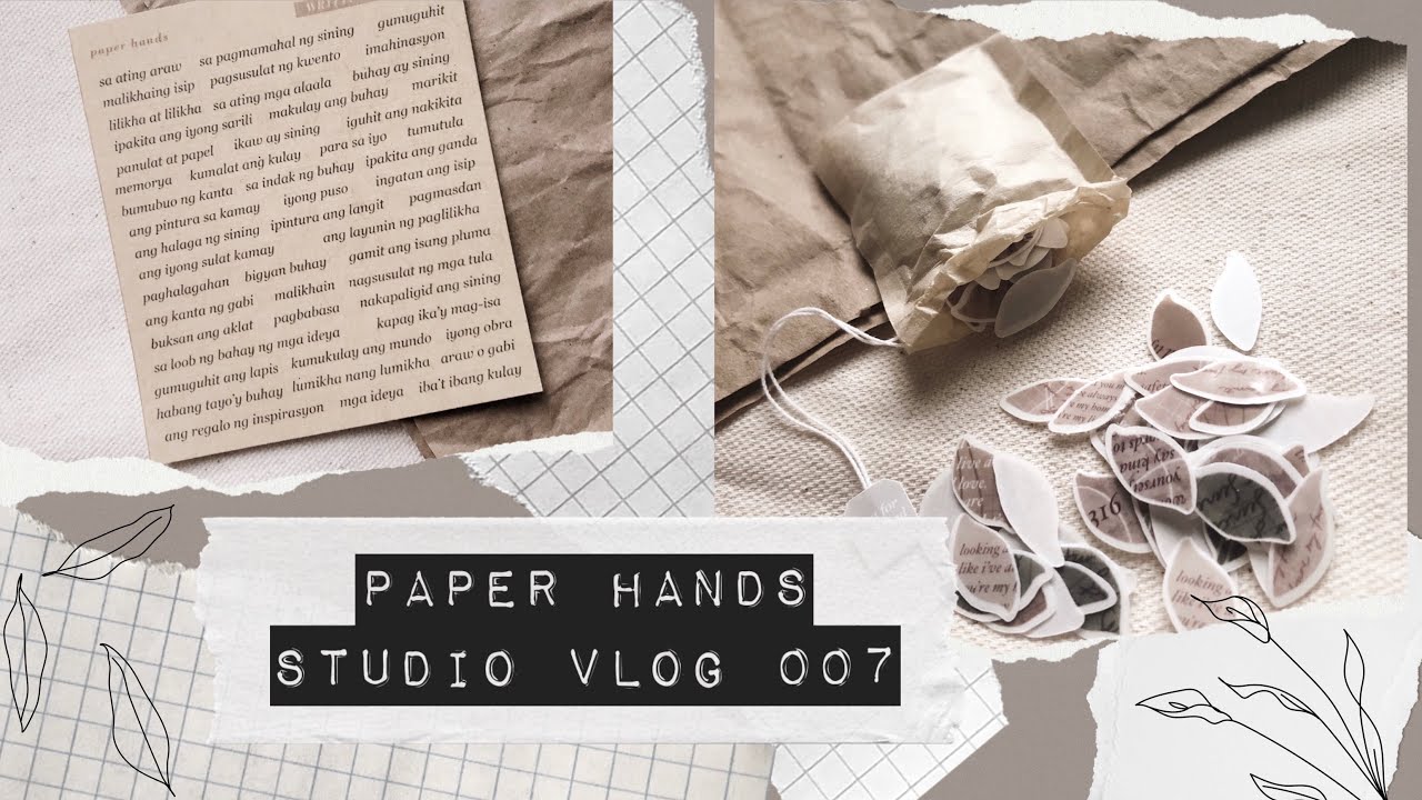 — paper hands studio vlog 007 🌻 | shopee restock and new stickers 🍂 (philippines)