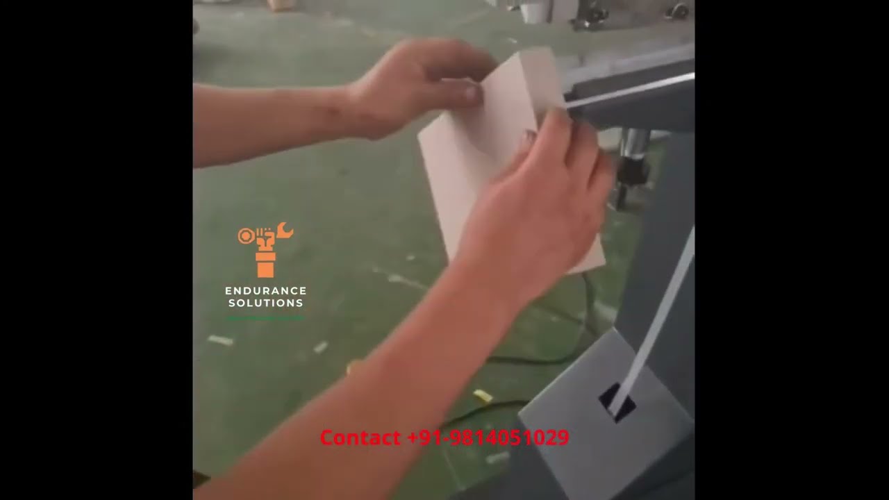 Corner Taping Machine Installation (in English)