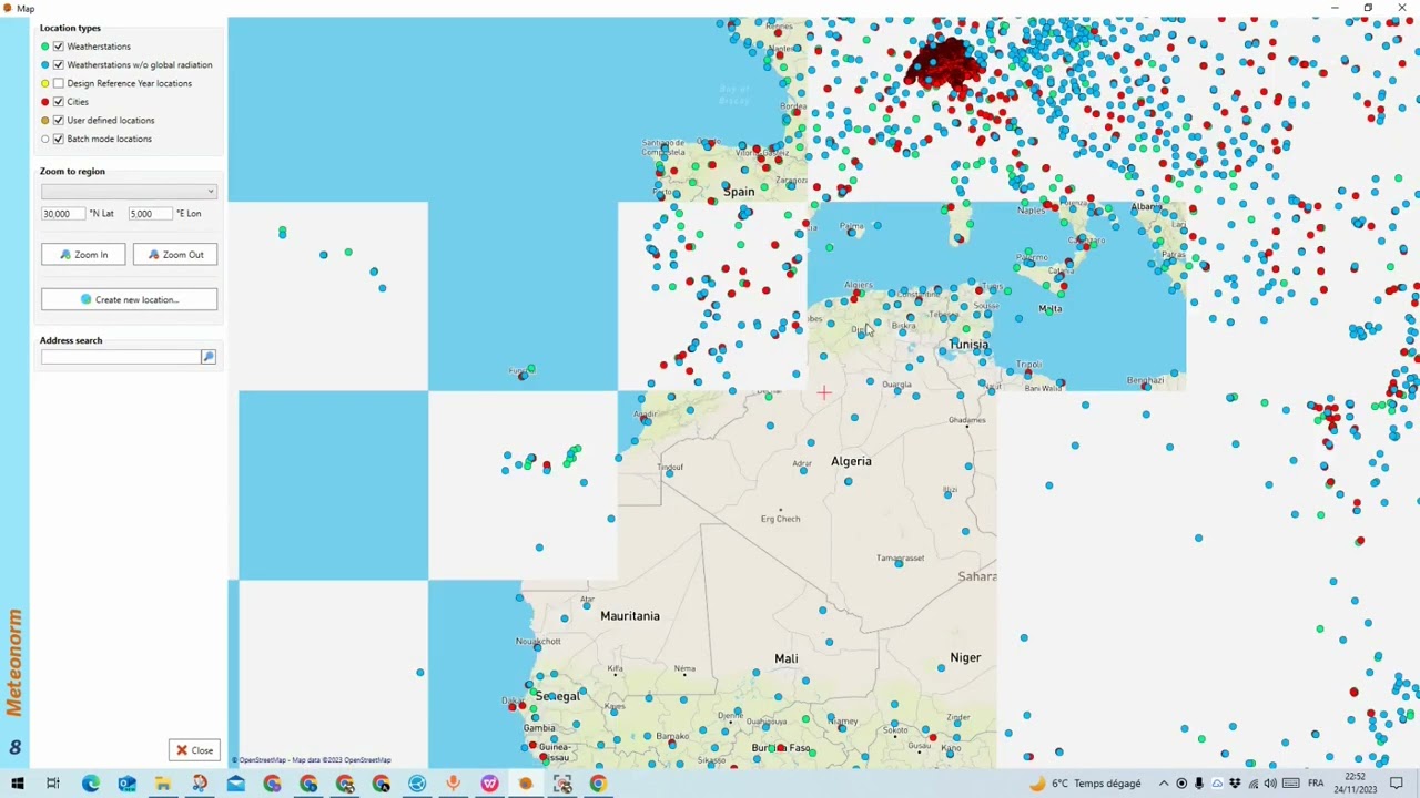 TP 1   Using Meteonorm for weather data in any location worldwid