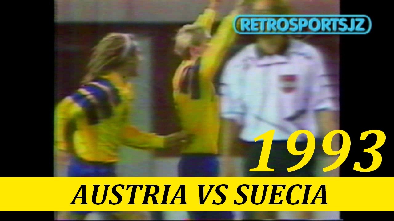 Austria vs Suecia - 1993 - Fase de Clasificación al Mundial Estados Unidos 1994 - UEFA