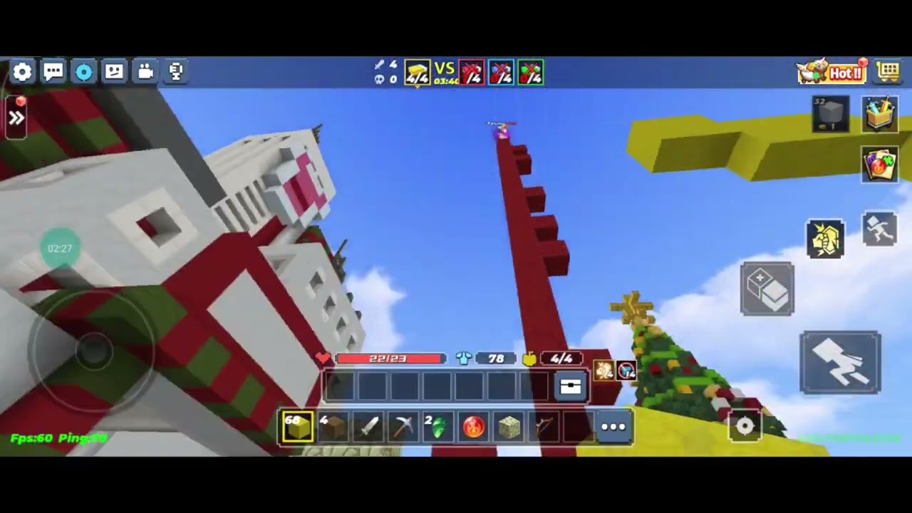 BEDWARS FIRST VIDEO VERY INTERESTING GAME (BLOCKMAN GO)