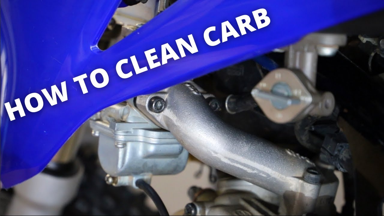 How To Clean a Dirtbike Carburetor (Yamaha TTR110)