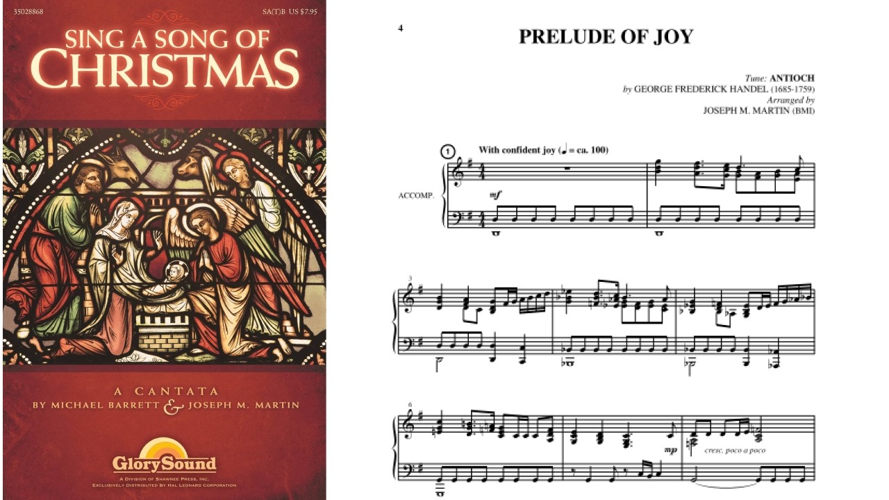 SING A SONG OF CHRISTMAS (SAB Choir) - Michael Barrett/Joseph M. Martin