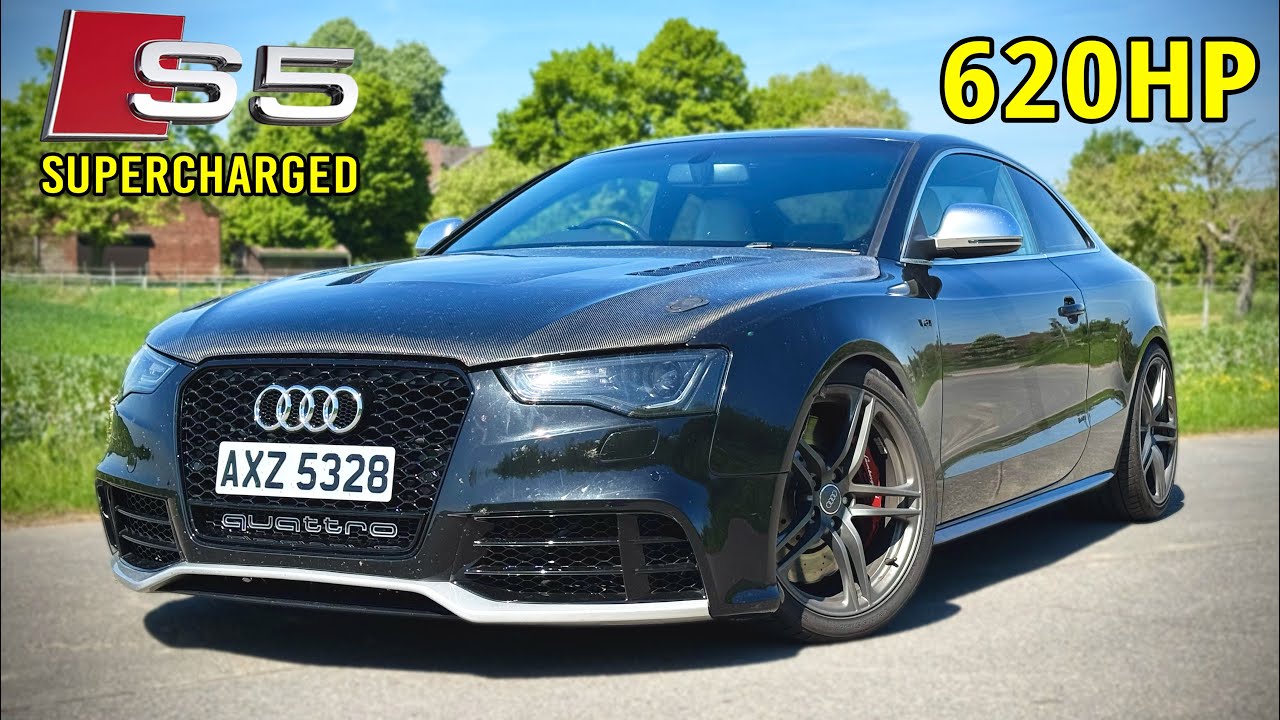 620HP Audi S5 V8 SUPERCHARGED is OLD SCHOOL FUN // REVIEW on AUTOBAHN