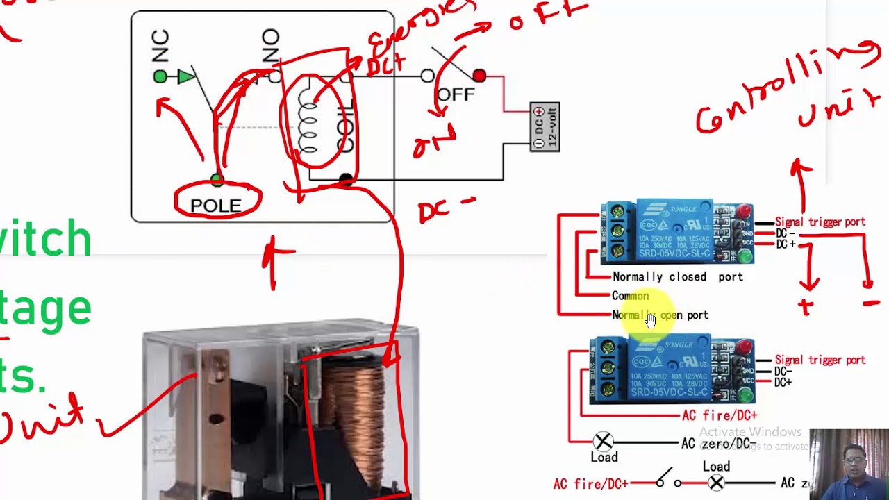 Relay Interfacing with 8051 Microcontroller