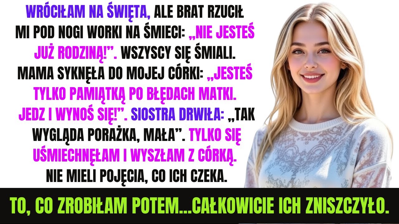Mój brat powiedział, że ja i moja córka nie pasujemy do Świąt — nigdy nie zapomniałem tej nocy.