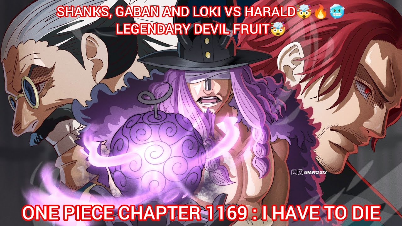 SHANKS, GABAN AND LOKI VS HARALD🤯🔥🥶|LEGENDARY DEVIL FRUIT🤯|ONE PIECE CHAPTER 1169 IN HINDI 