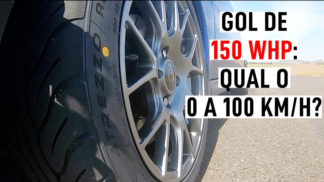 TESTE: GOL de 150 whp + SEMI SLICK: melhora o desempenho?