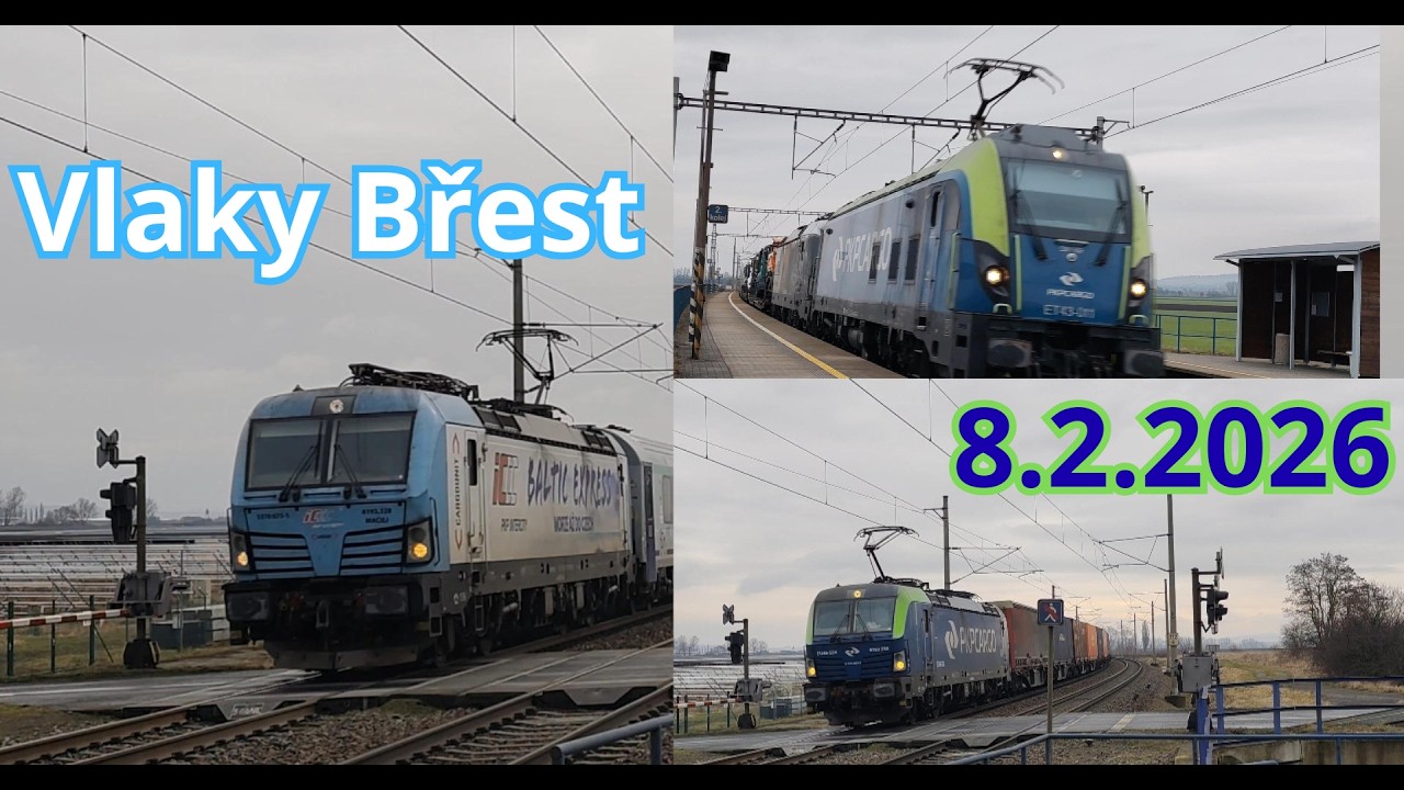 BALTIC VECTRON!|Vlaky Břest 8.2.2026 @fotograf_vlaku @Rixi_cz