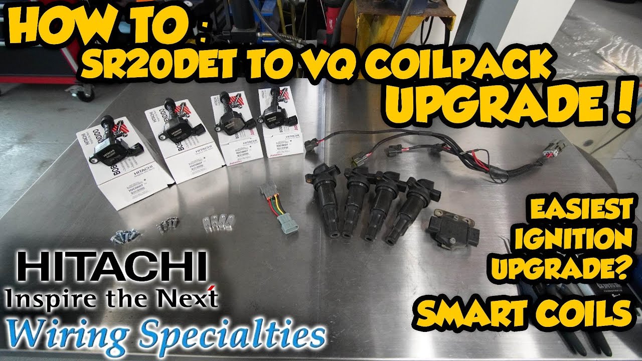 How To Upgrade SR20DET Ignition Coil To Z33/VQ Coil Pack Conversion