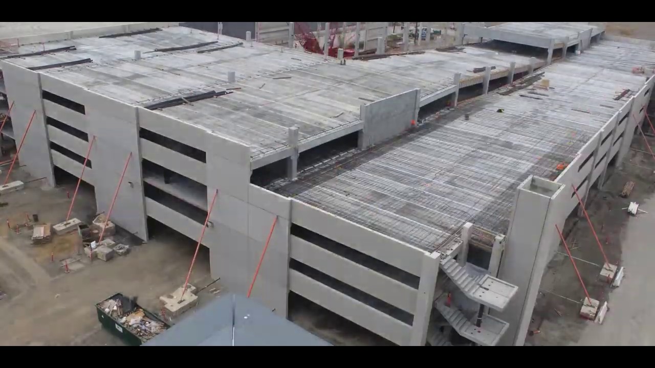 Clark Pacific - Coleman Highline Parking Structure 2 Time Lapse