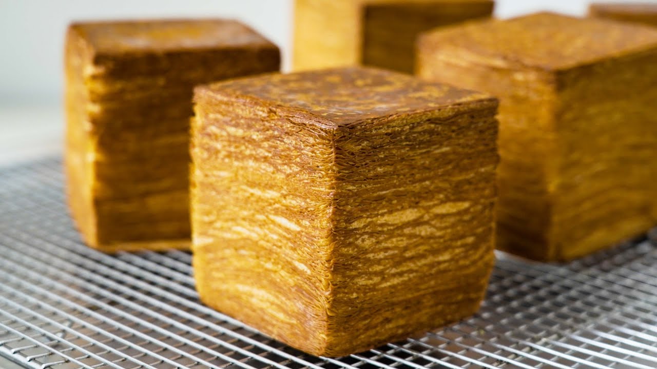 Little Pebbles in Toronto bakes croissants into cubes