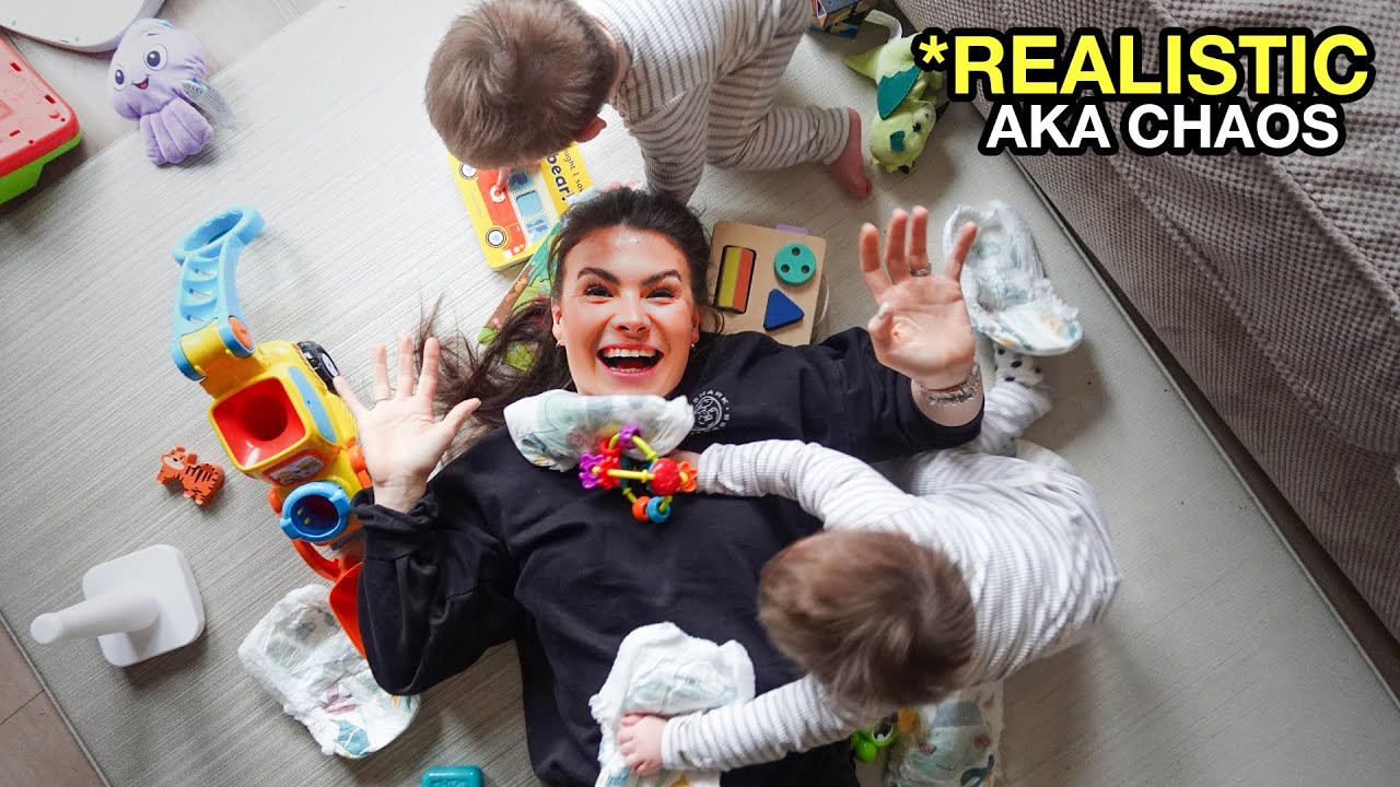 Realistic Day In The Life Of a Twin Toddler Mum