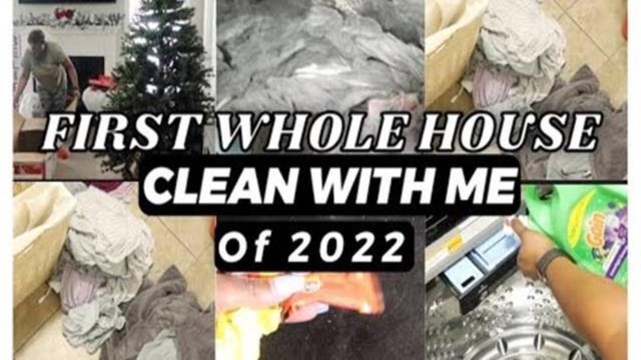 FIRST WHOLE HOUSE *CLEAN WITH ME* OF 2022|PART ONE, TWO DAY CLEAN WITH ME PLUS LAUNDRY|CLEAN WITH ME
