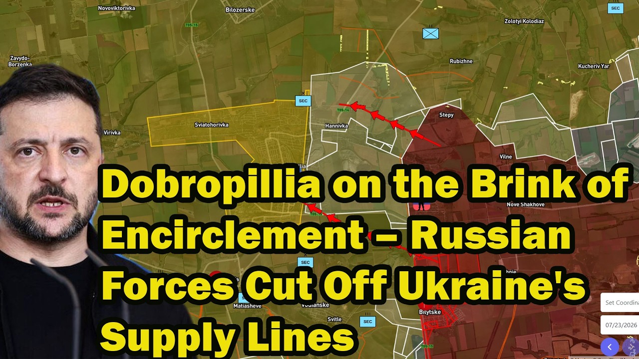 Dobropillia on the Brink of Encirclement &ndash; Russian Forces Cut Off Ukraine's Supply Lines