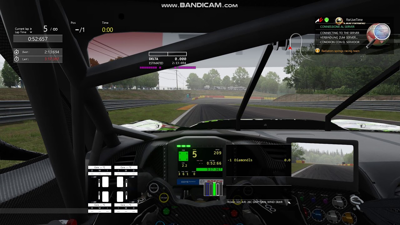 Assetto Corsa SPA Corvette C7R Hotlap World Record 2:13.38 by Diamondls