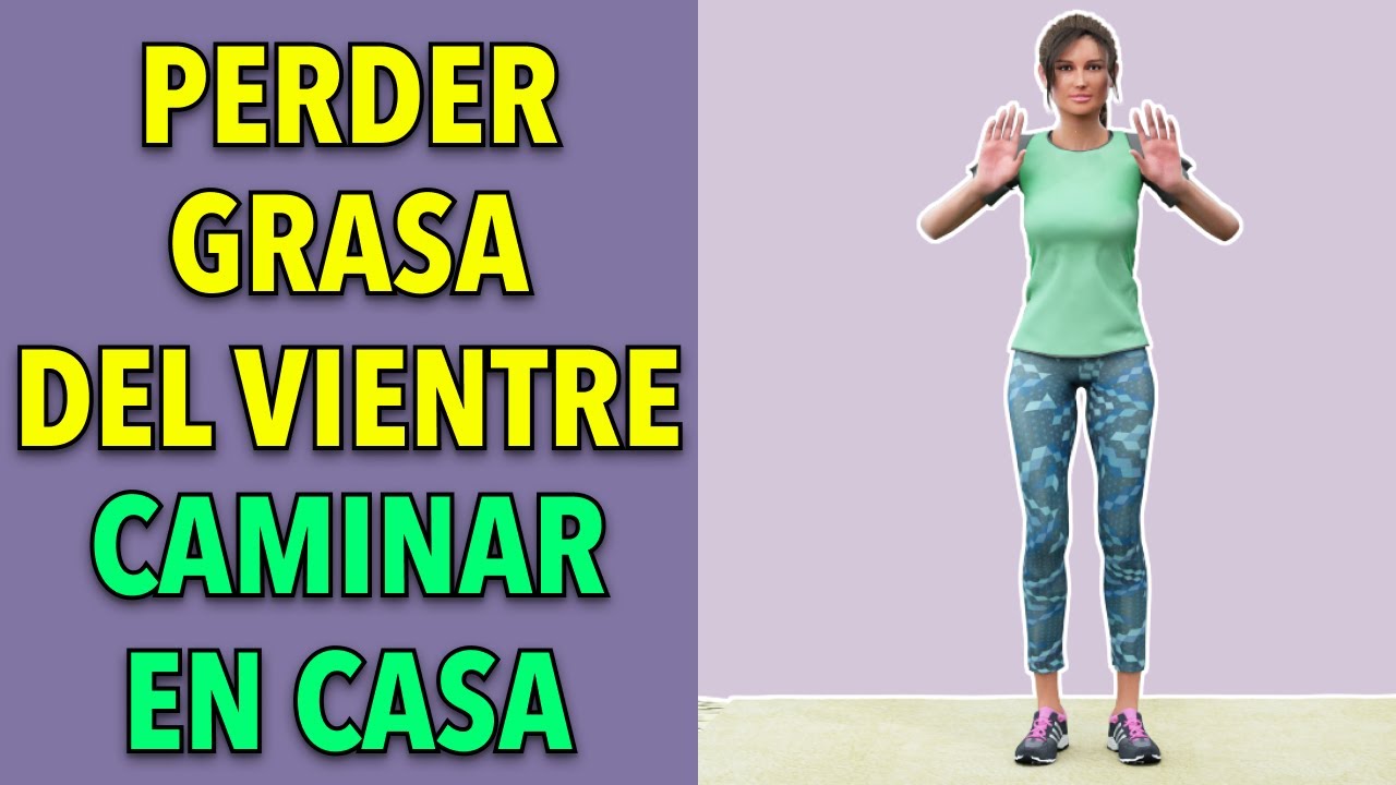 Entrenamiento de 35 Minutos para Quemar Grasa del Vientre - Caminata en Casa