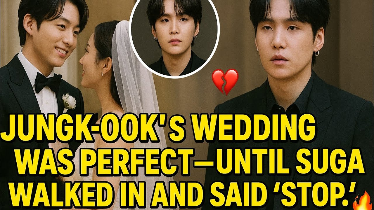“Jungkook’s Wedding Was Perfect—Until Suga Walked In and Said ‘Stop.’” 💔⏳🔥