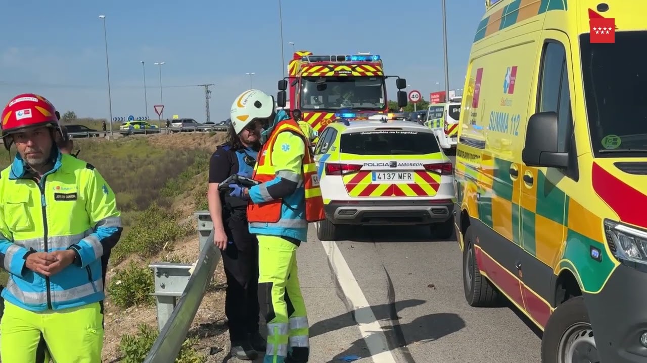 Accidente de tráfico M-506 Alcorcón con un fallecido