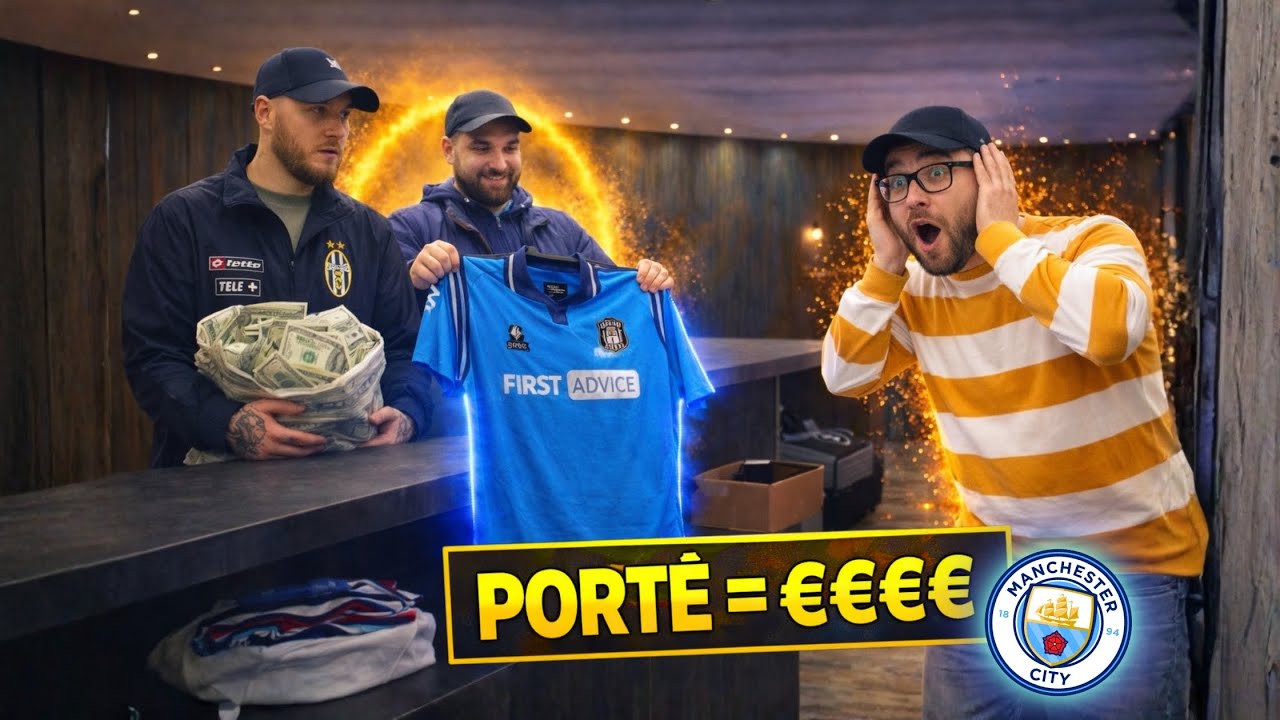 Il vient nous REVENDRE un maillot PORTÉ par son oncle à @mancity