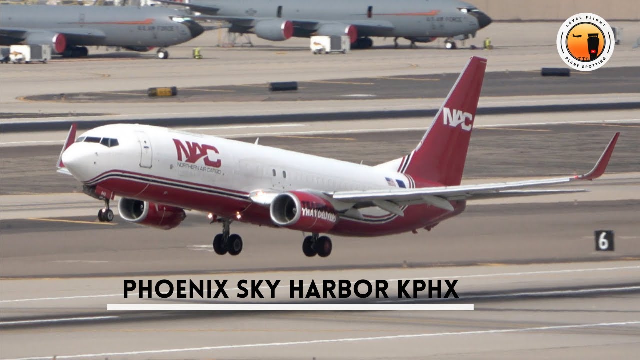 Plane Spotting Phoenix Sky Harbor Airport PHX: FedEx MD-11 and Northern Air Cargo 737-800
