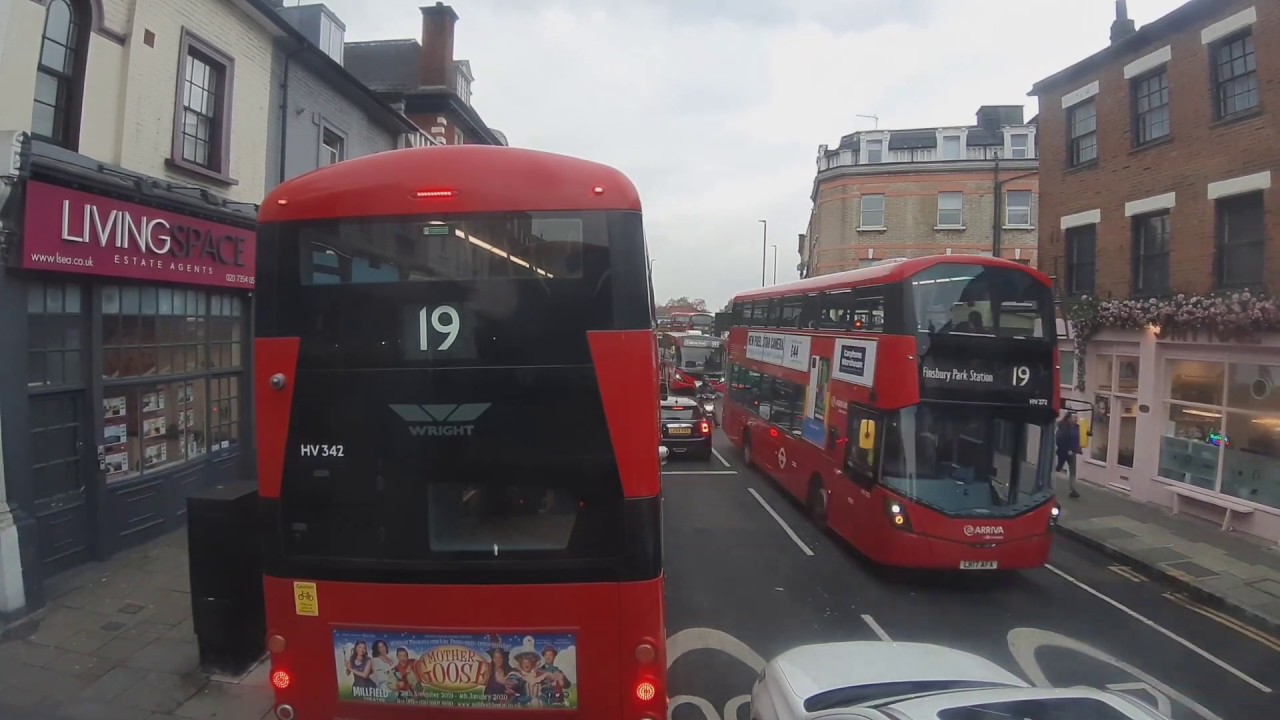 Full Route Visual. London bus route LO-S. Stratford - Camden Road. LK14FBX. VWH2020.