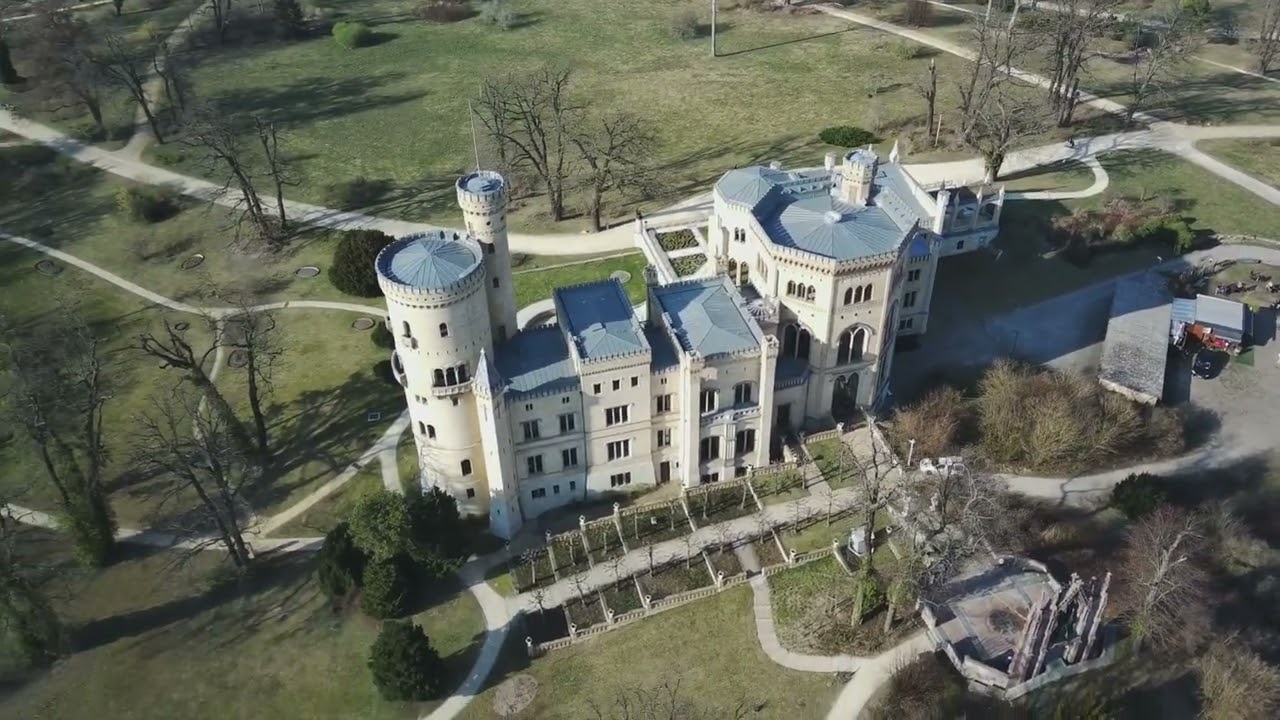 Flug über Potsdam und Babelsberg.