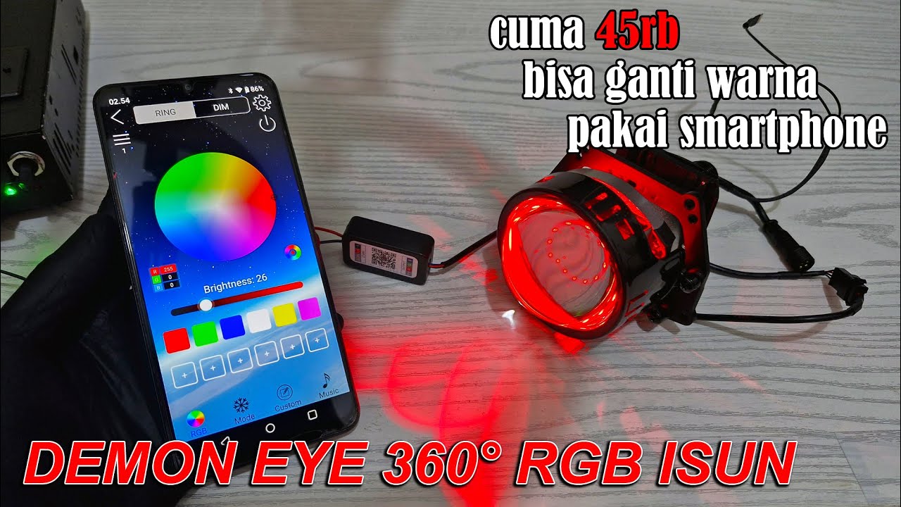 LED Demon Eyes RGB ISUN