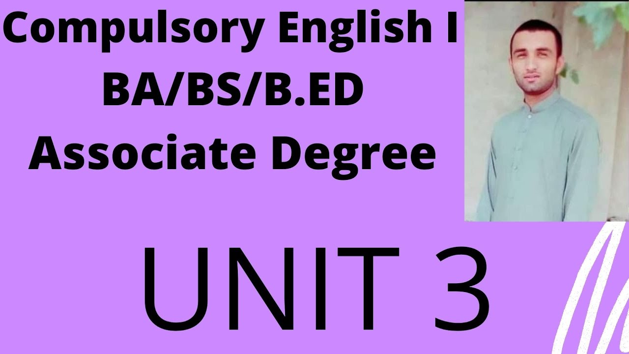 Compulsory English I Unit 3