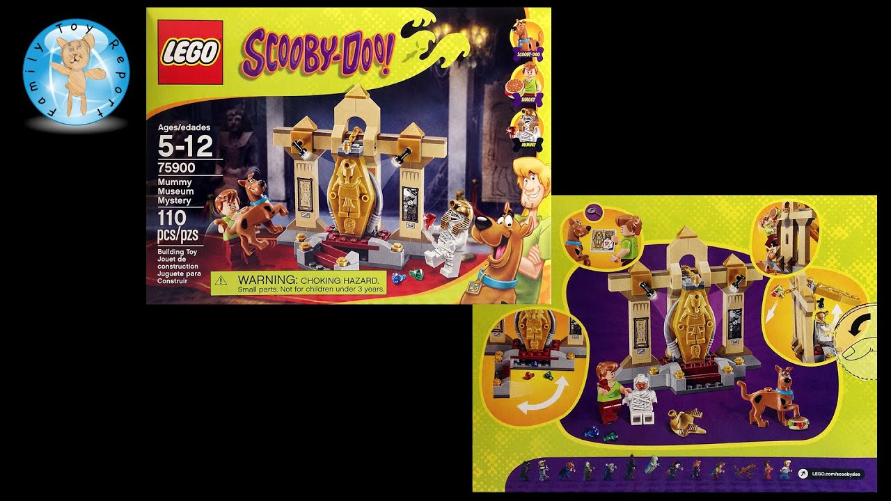 LEGO Scooby Doo Mummy Museum Mystery Stop Motion Animation Build Set 75900 - Family Toy Report