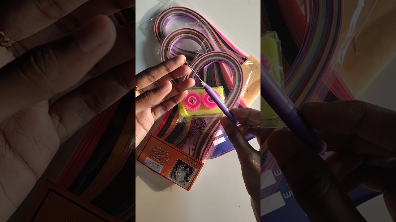 Let's Unbox 😍 Art Supplies From Meesho| Paper Quilling #craft #unboxing #shorts #diy #papercraft #yt