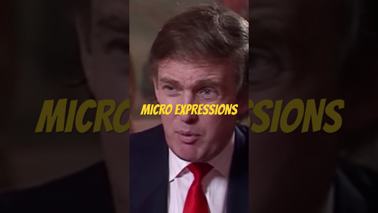 Donald Trump's Microexpressions!  🔎 #donaldtrump #bodylanguage #microexpressions