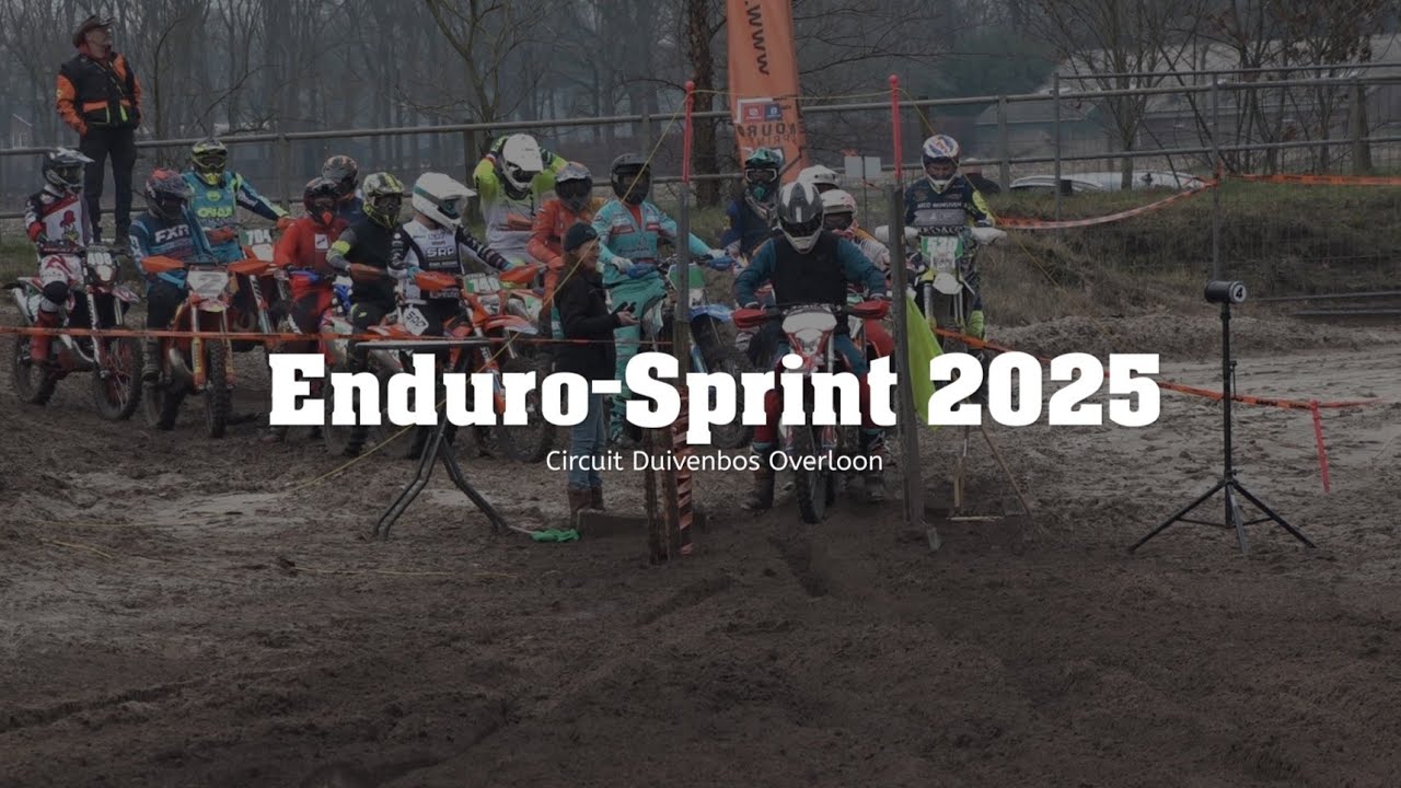 Enduro sprint kampioenschap bij MSV Overloon febr 2025