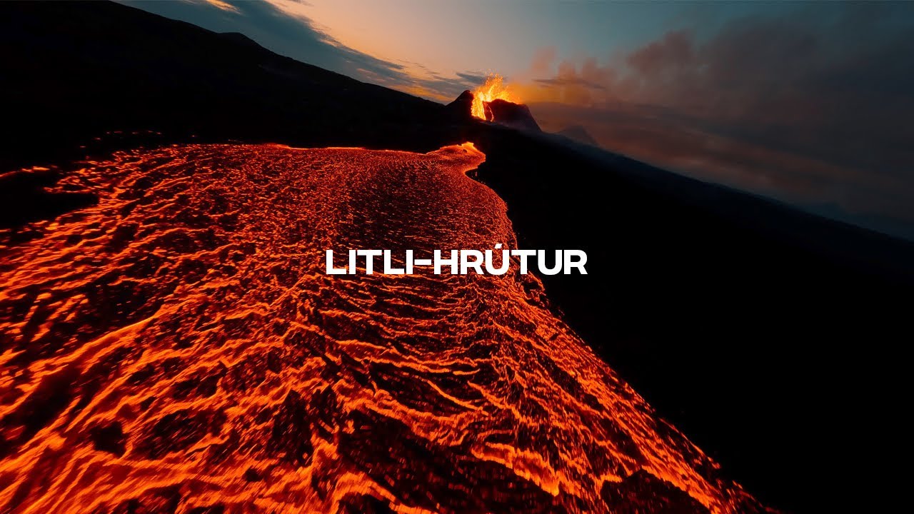 Moments from Iceland's Newest Volcano: Litli-Hr&uacute;tur (Shot On DJI Air 3) 🌋