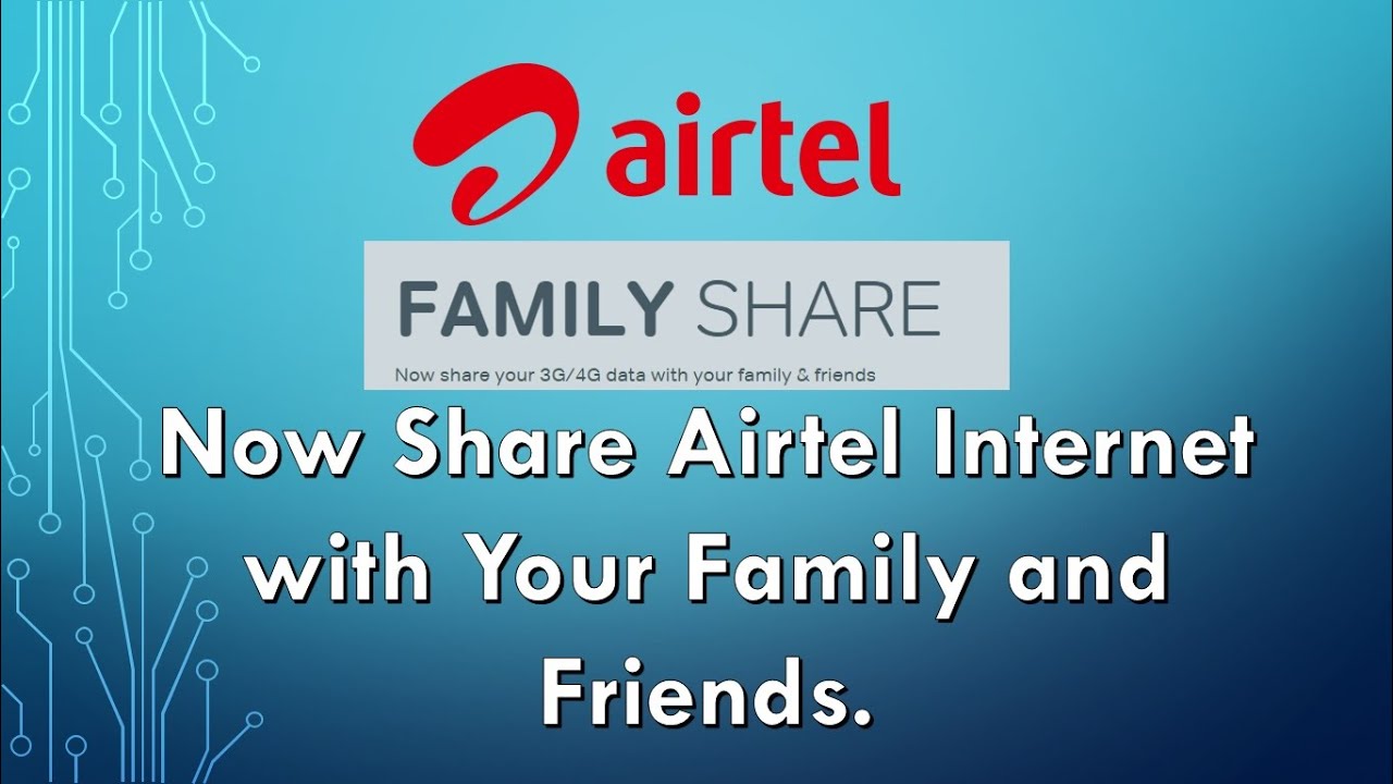 How to share Airtel Internet Data Balance | Airtel Data Share | Hindi