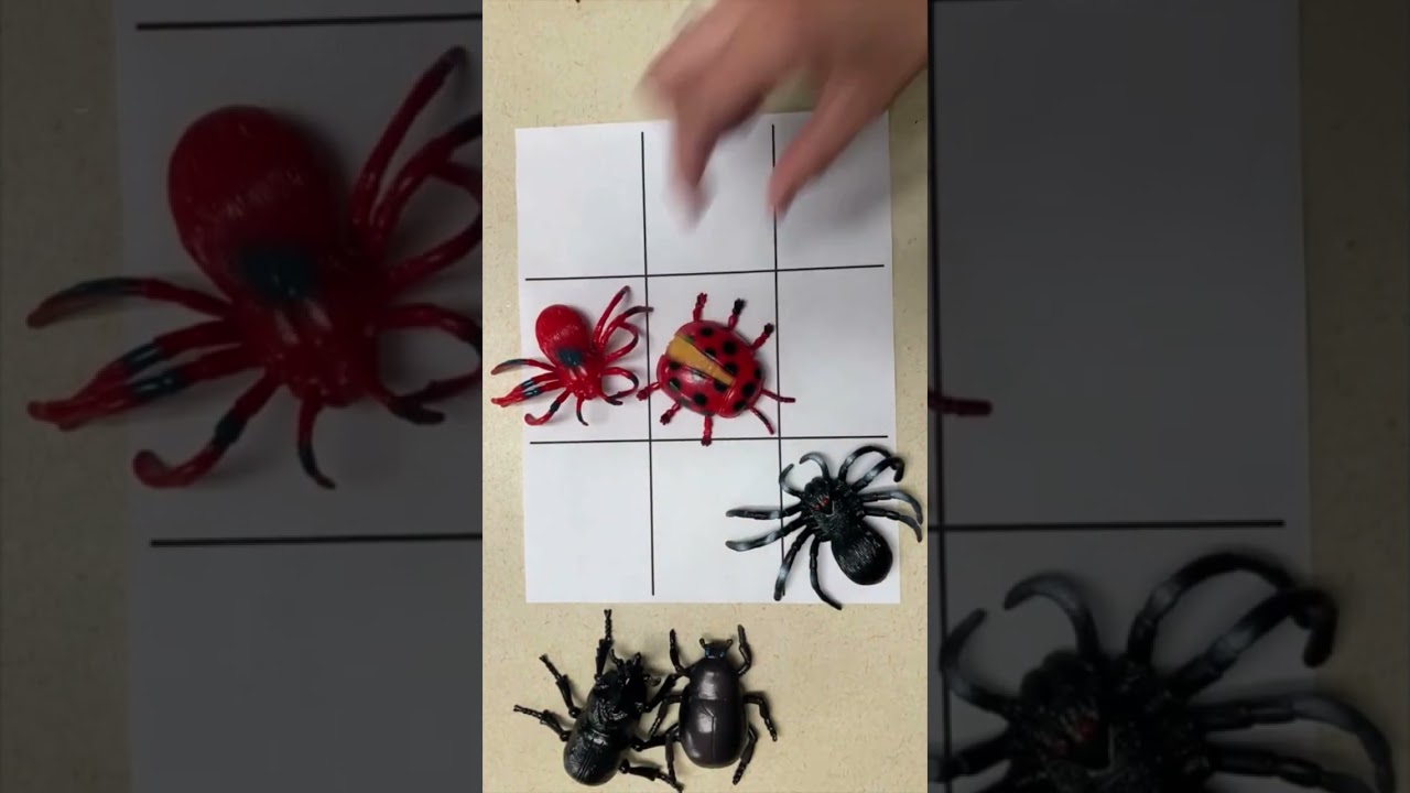 BUG Tic-Tac-Toe Preschool Activity Idea for Teachers! #preschoolactivity #prek #bugs #insects
