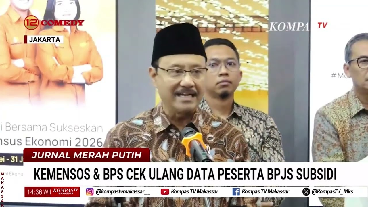 Kemensos & BPS Cek Ulang Data Peserta BPJS Subsidi