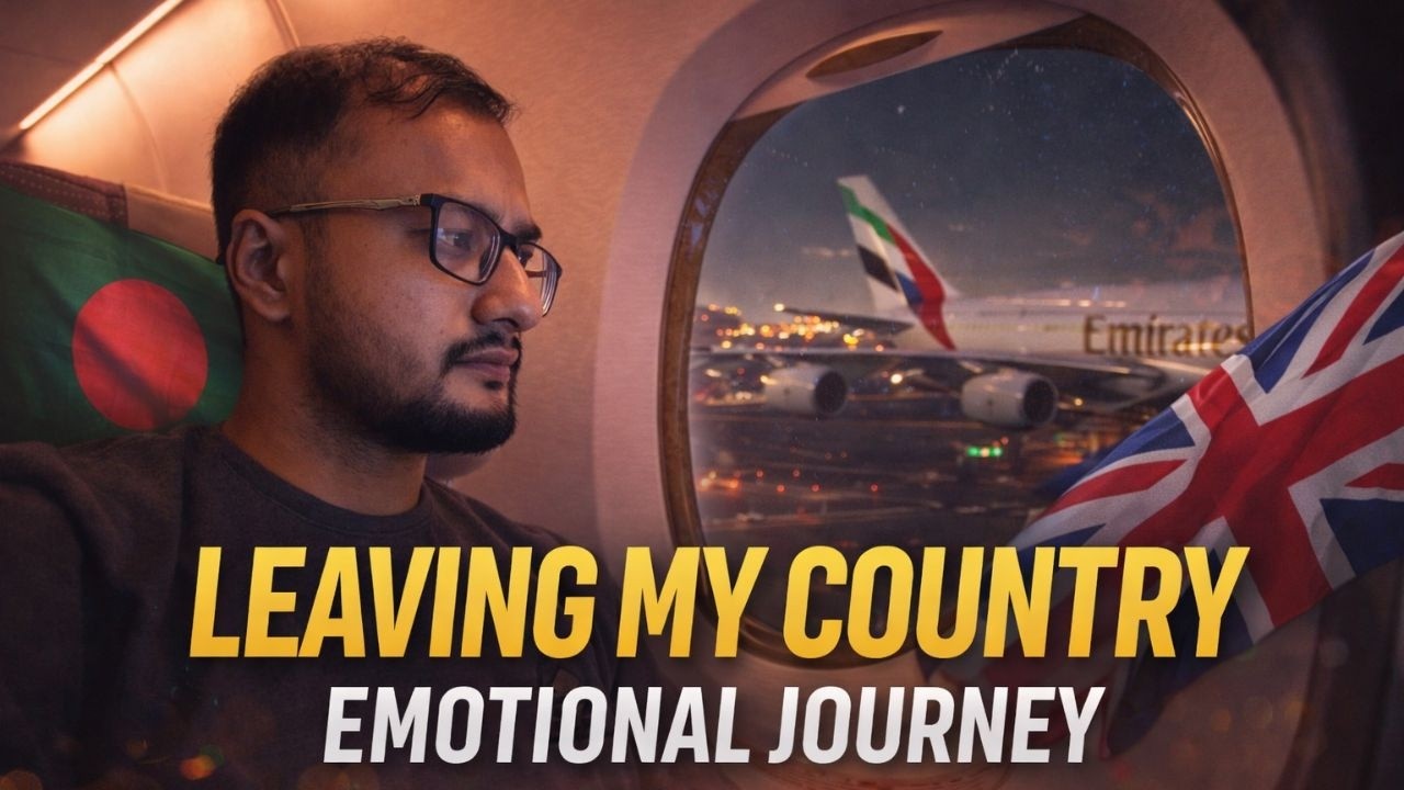 নিজের দেশ ছেড়ে প্রথম ফ্লাইট ✈️ ঢাকা টু ম্যানচেস্টার | Alone on an Economy Flight #manchester #dhaka