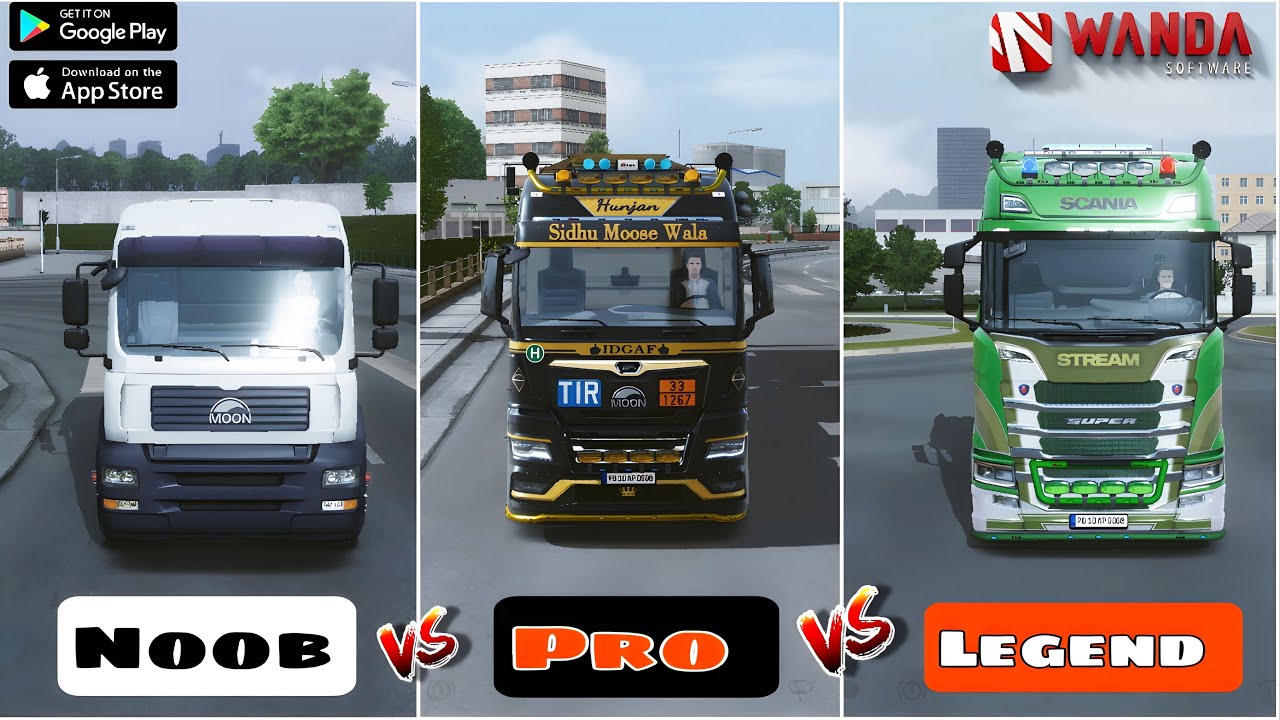 🚛 Noob vs Pro vs Legend 🚛 types of drivers in Trucker's of Europe 3 😍😍 || @WandaSoftware ||