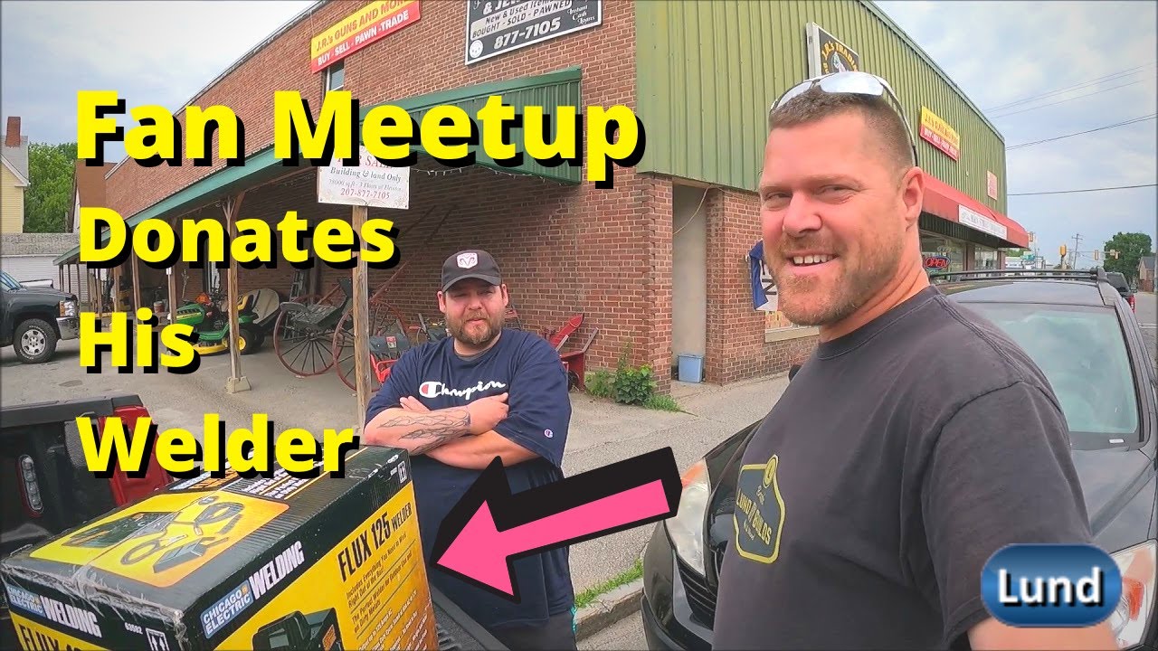 Fan Donates a Harbor Freight 125 Flux Core Welder