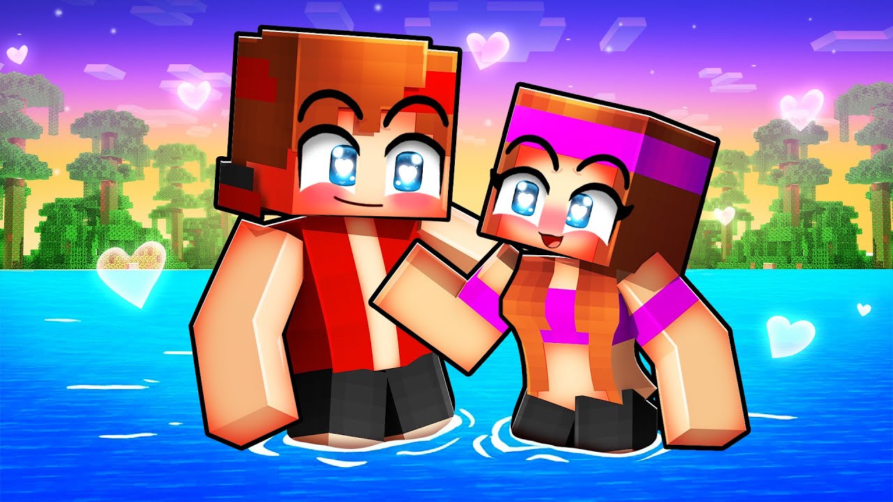 L'île d'Amour de Anna et Talcado sur Minecraft !