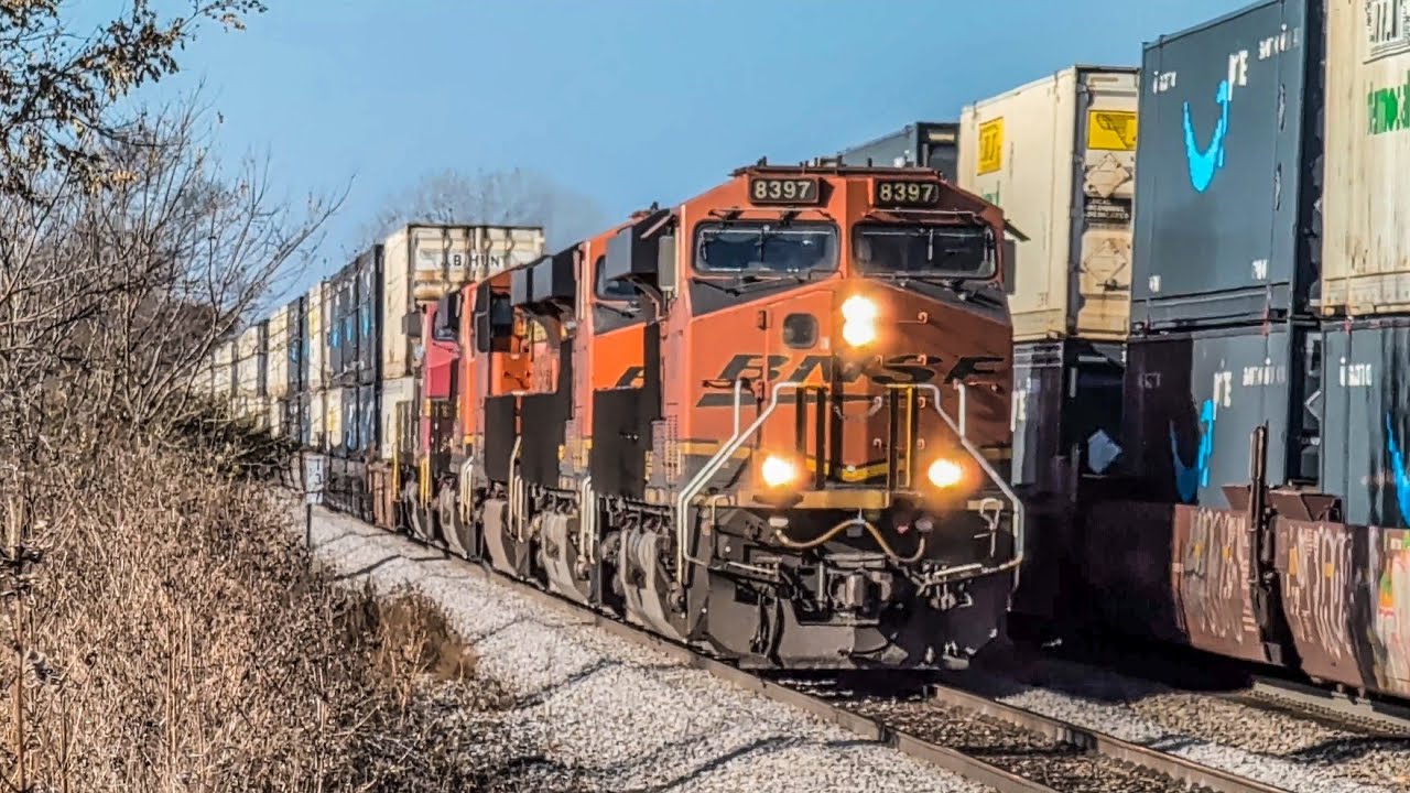 45 Minutes of Freight Trains! | 4K HD