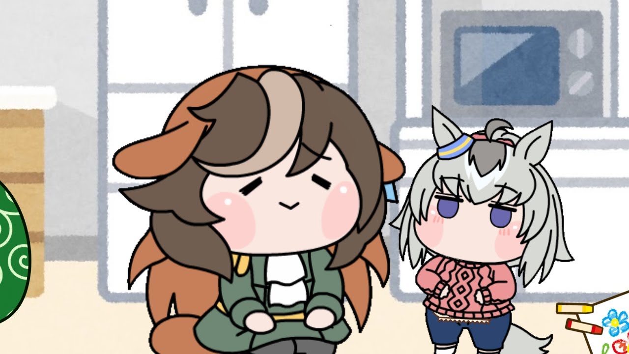 【ウマ娘たぬき】ｶｲﾁｮｰを手伝うハツラツ(フルハウスパロ)