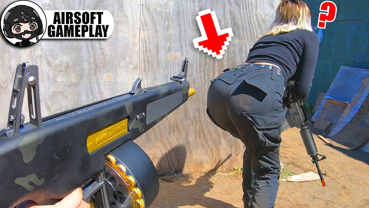 His BUTT tasted MY AUTOMATIC SHOTGUN❗️ 😈 ▬ AA12❗️ 🤩 ▬ Yio Airsoft Gameplay