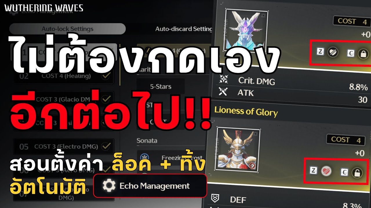 สอนใช้ระบบ Echo Management ที่จะคัด Echo ให้คุณอัตโนมัติ!! | Wuthering Waves
